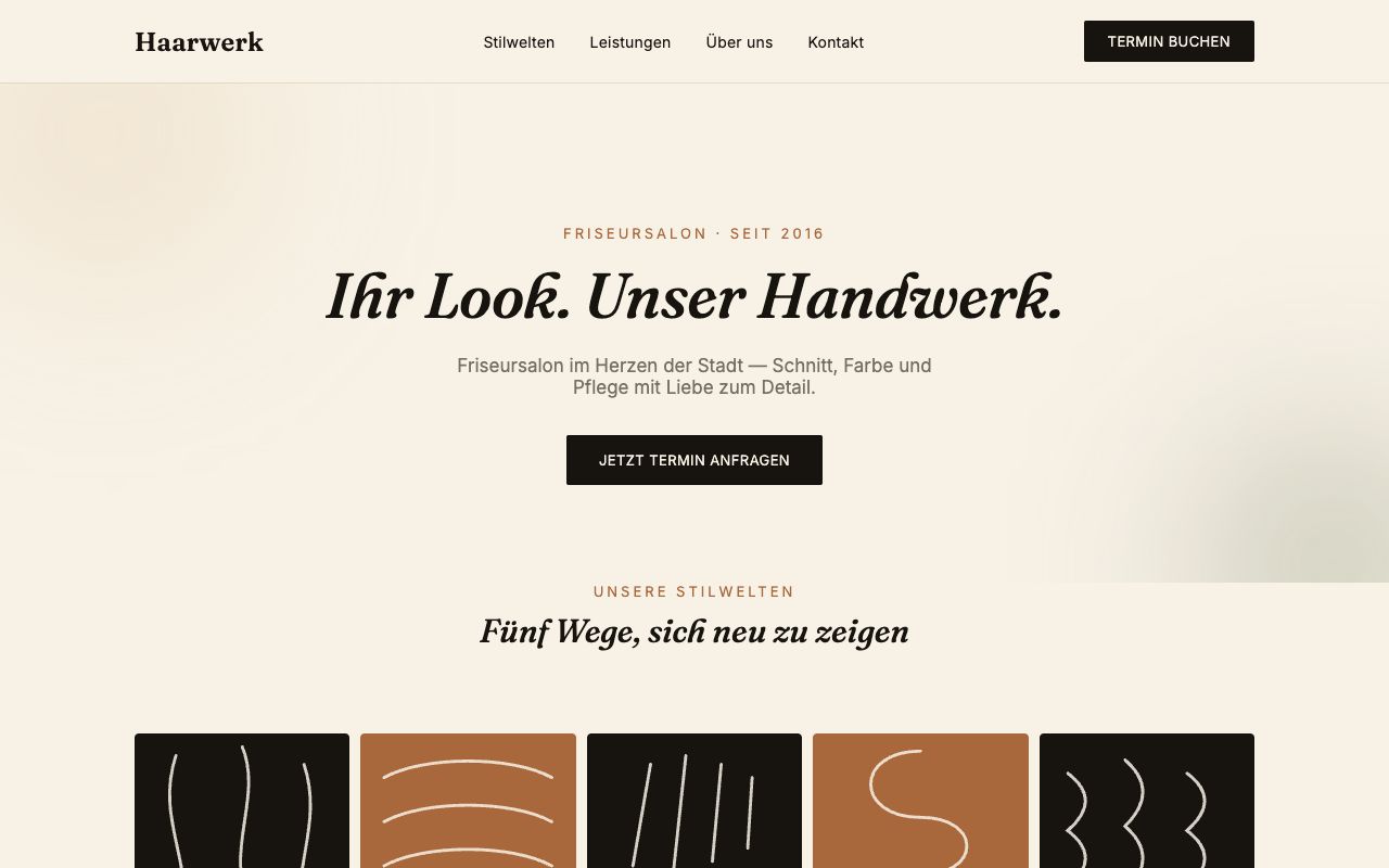 Haarwerk screenshot